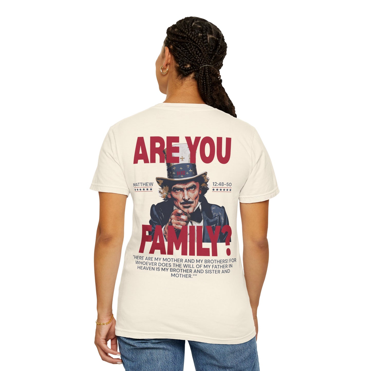 Family Graphic T‑Shirt — Matthew 12:48-50