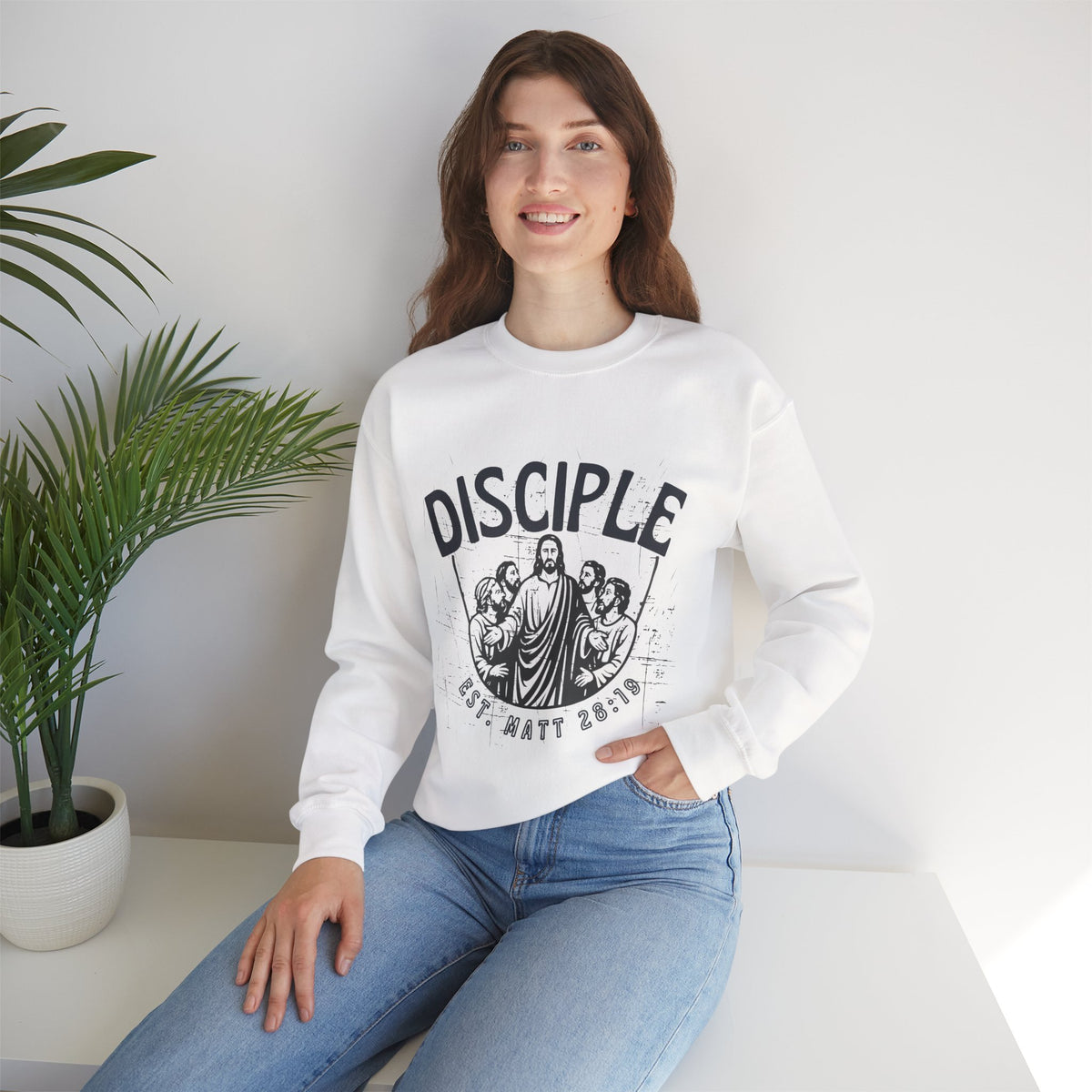 Disciple Crewneck — Matthew 28:19