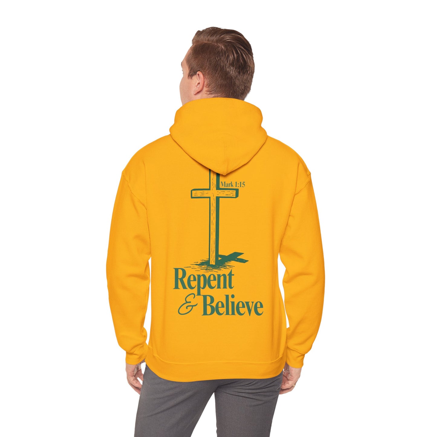 Repent & Believe Hoodie — Mark 1:15