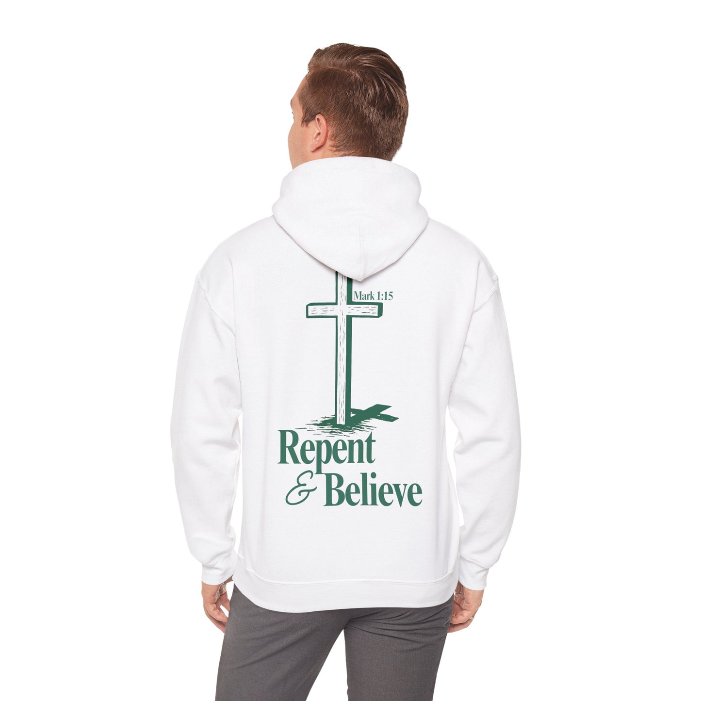 Repent & Believe Hoodie — Mark 1:15