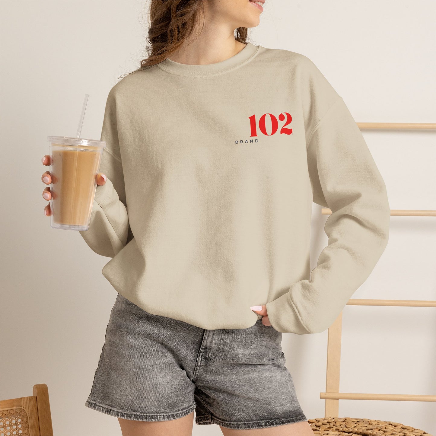All Truth. No Bending. Crewneck -- John 14:6 | John 17:17