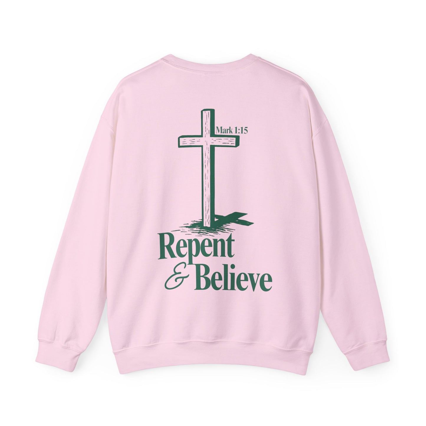 Repent & Believe Crewneck — Mark 1:15