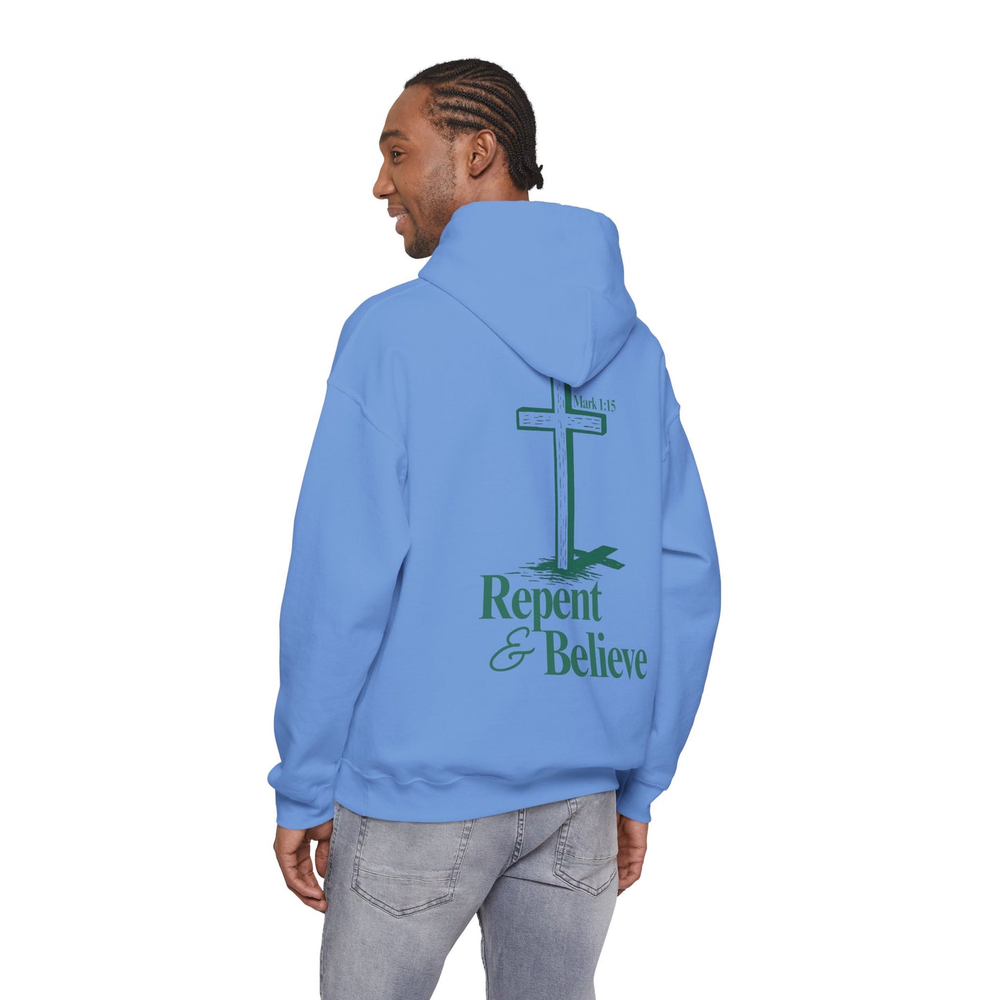 Repent & Believe Hoodie — Mark 1:15