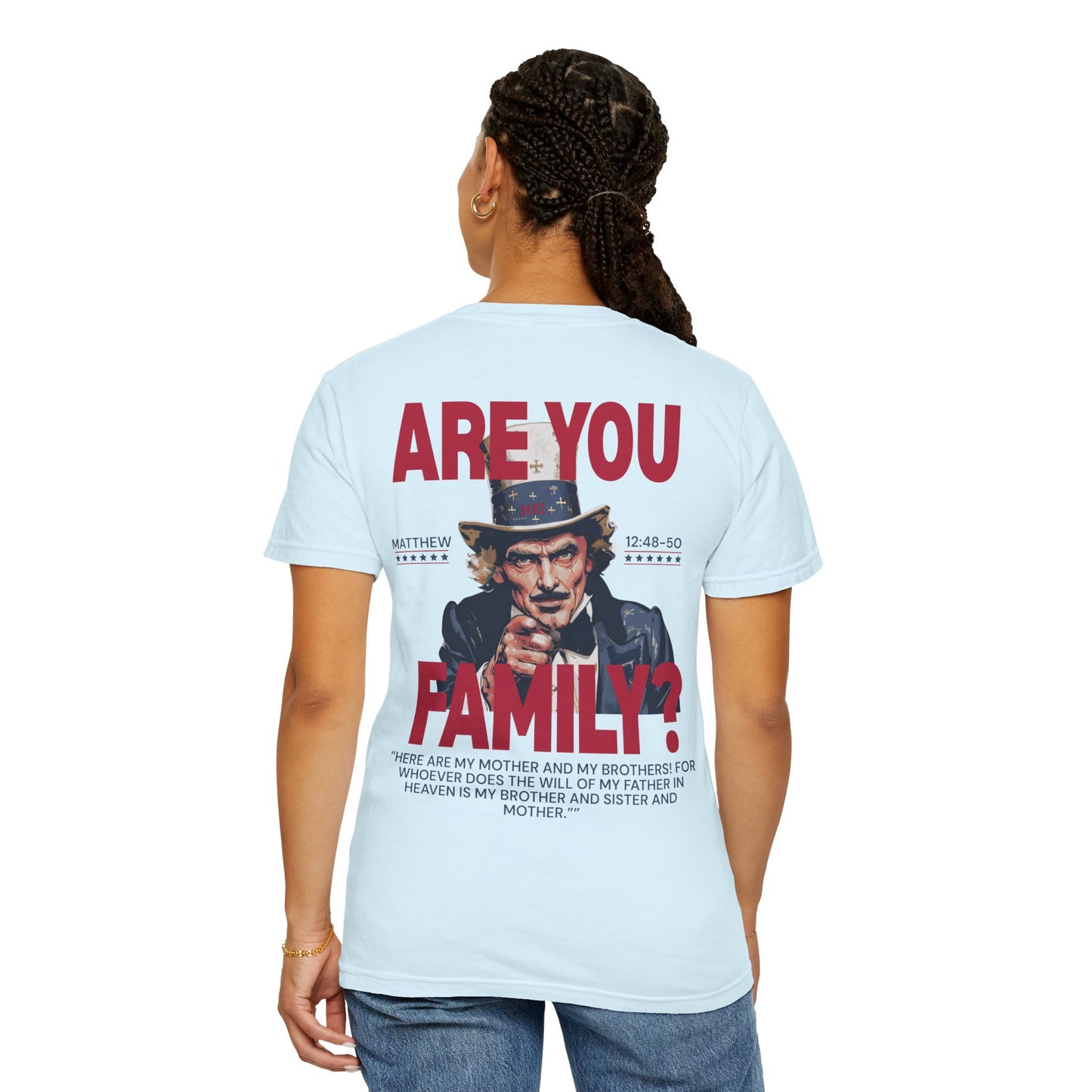 Family Graphic T‑Shirt — Matthew 12:48-50