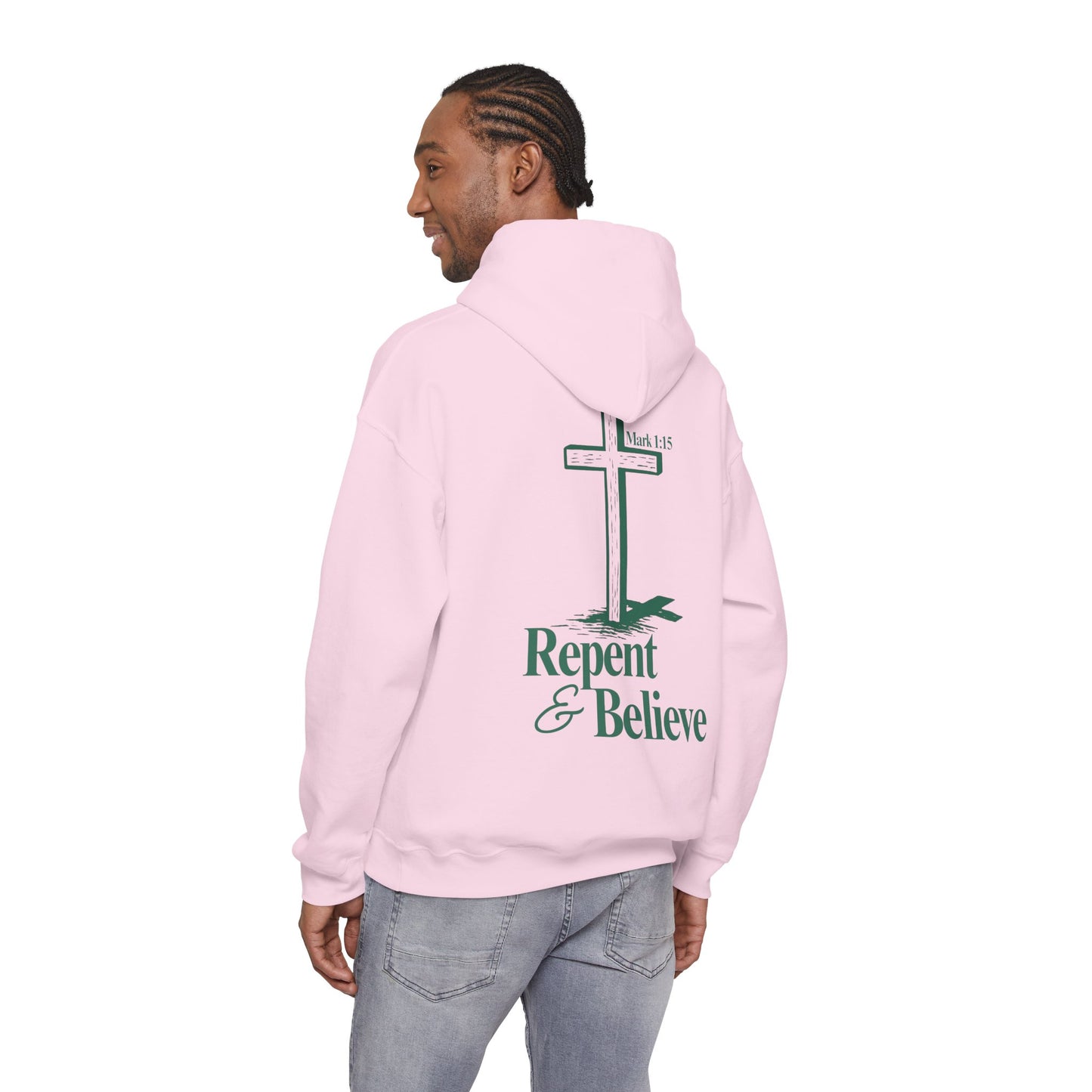 Repent & Believe Hoodie — Mark 1:15
