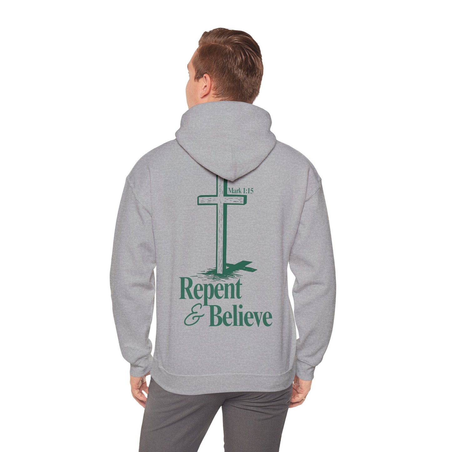 Repent & Believe Hoodie — Mark 1:15