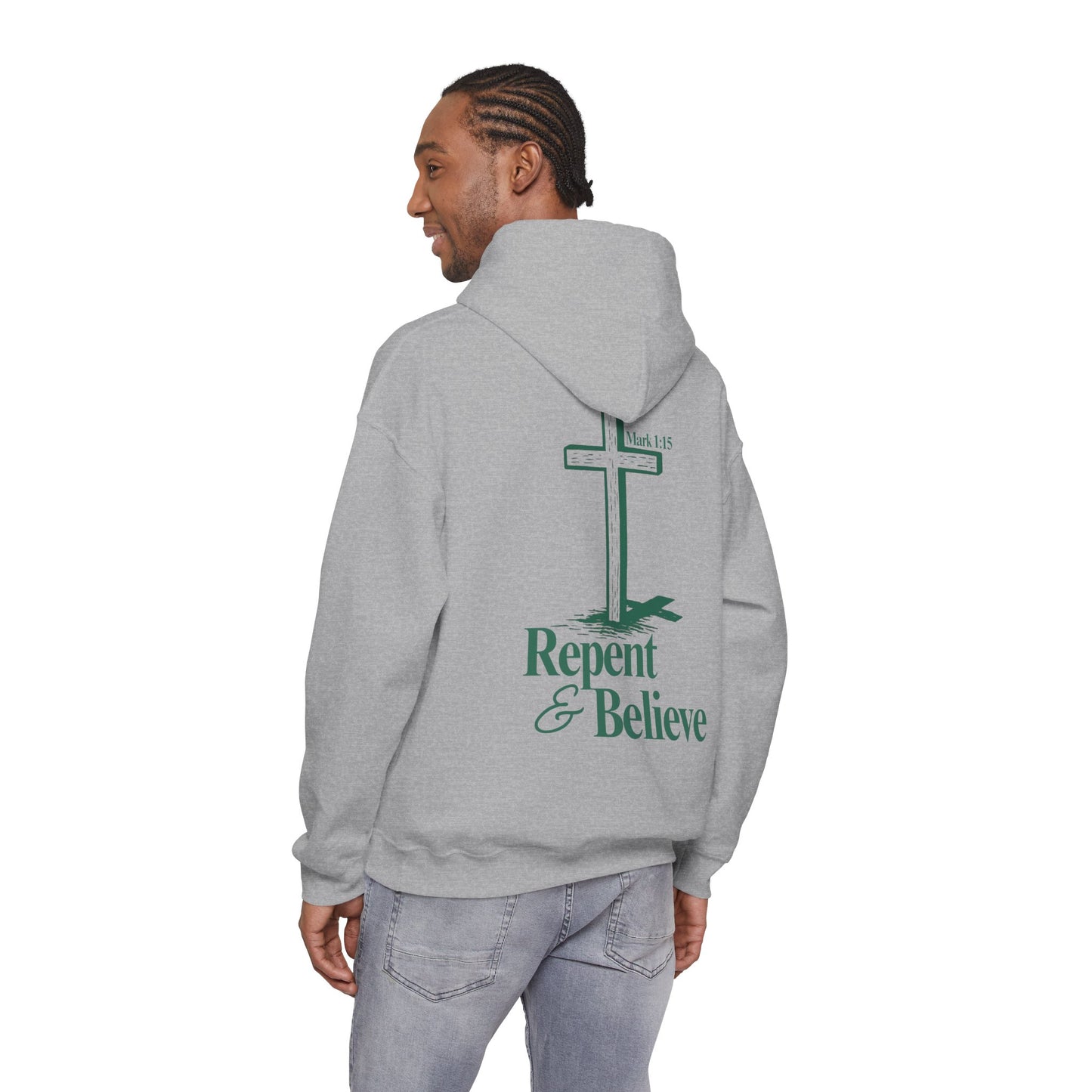 Repent & Believe Hoodie — Mark 1:15