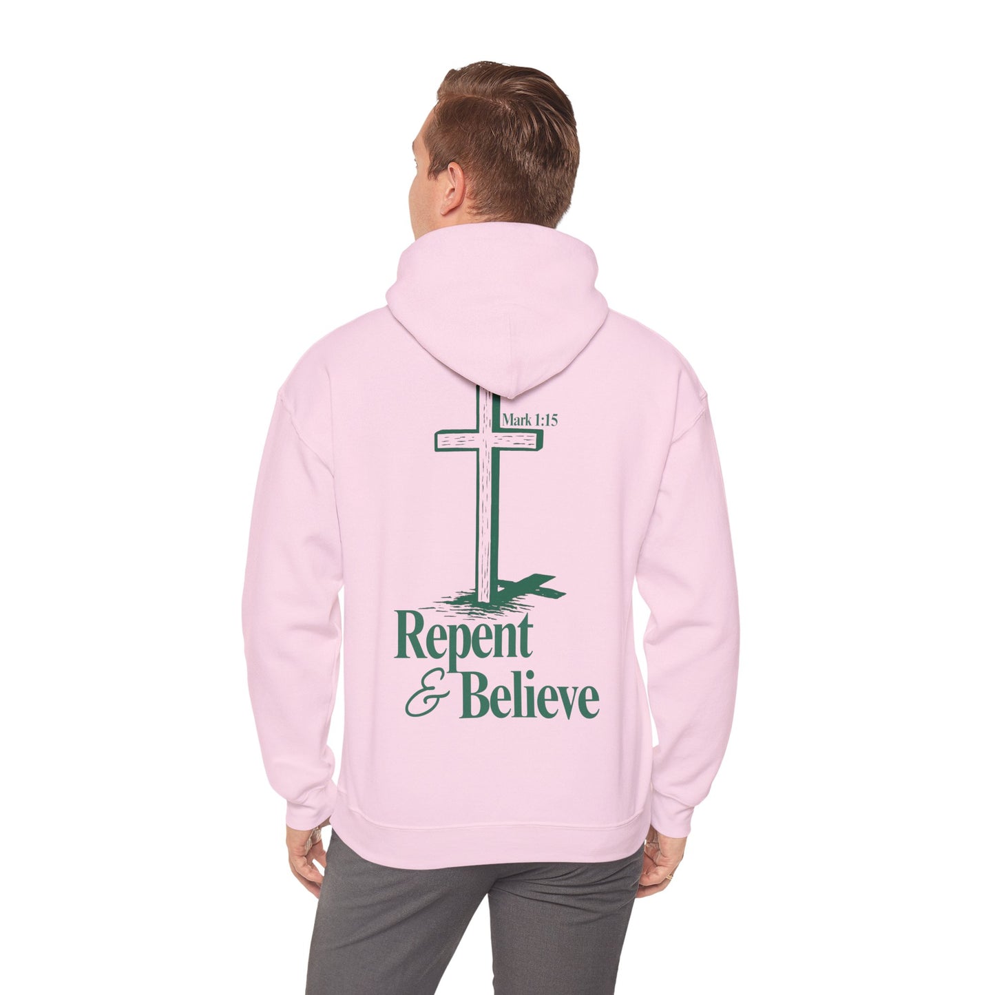 Repent & Believe Hoodie — Mark 1:15