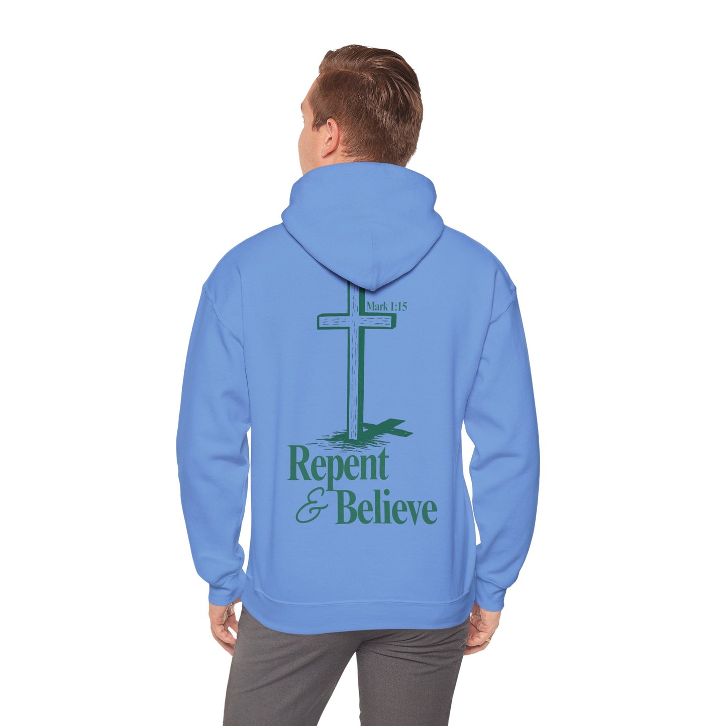 Repent & Believe Hoodie — Mark 1:15