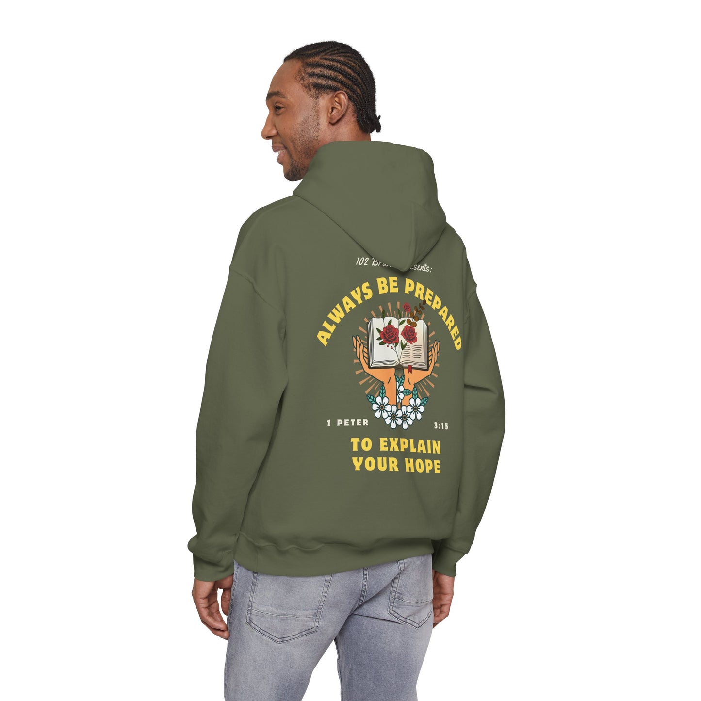 Always Be Prepared Hoodie — 1 Peter 3:15