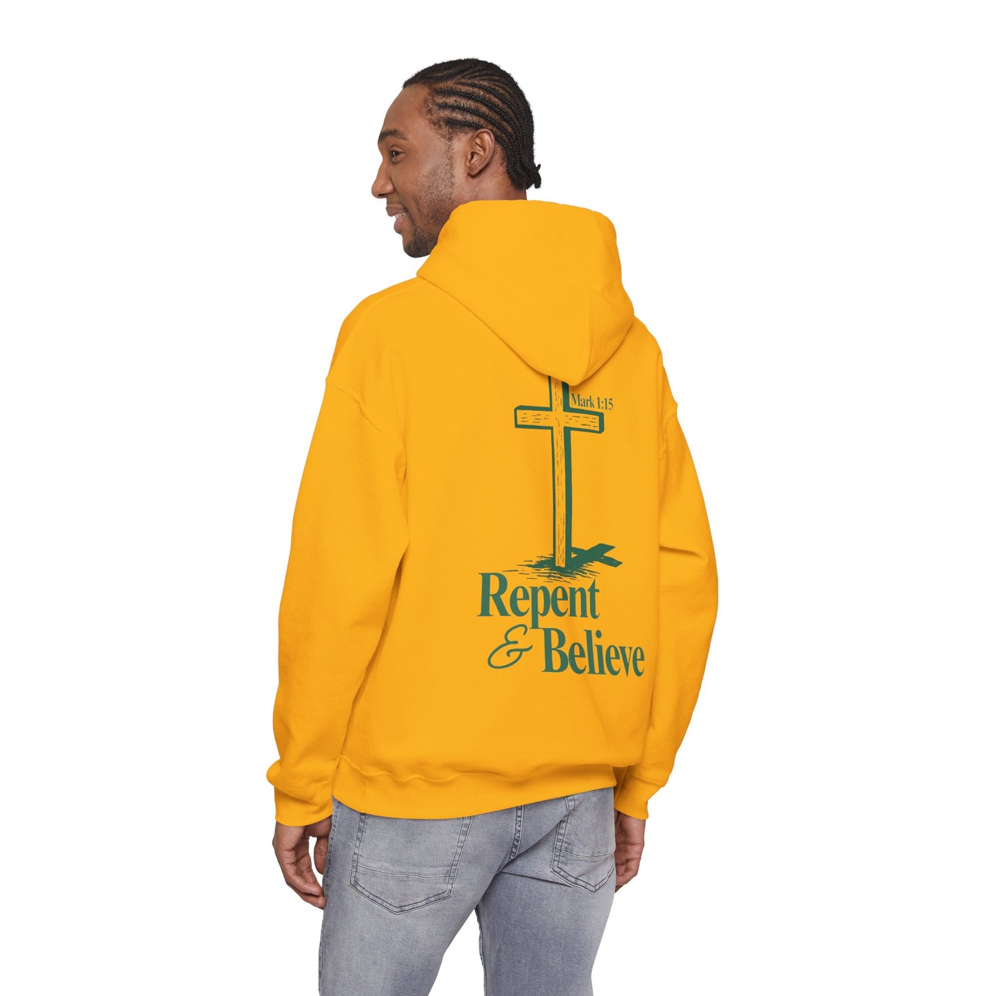 Repent & Believe Hoodie — Mark 1:15