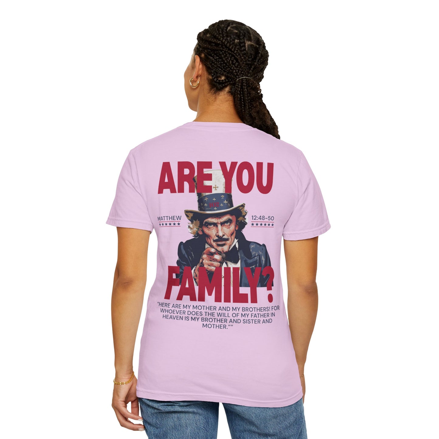 Family Graphic T‑Shirt — Matthew 12:48-50